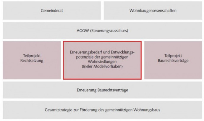 Projektorganisation Modellvorhaben